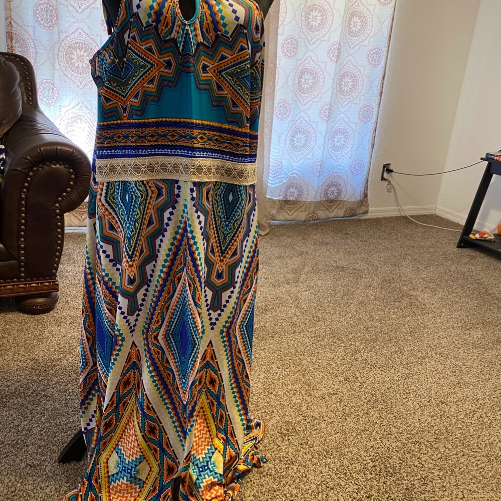 Multi color summer dress